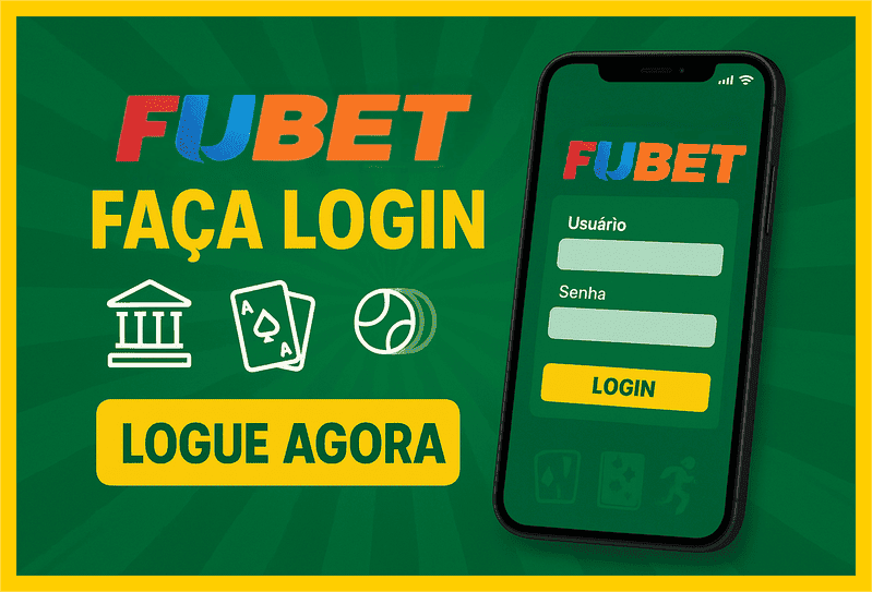 Imagem destacando login seguro na FUBET para novos usuários